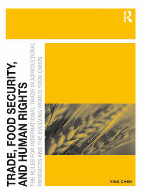 cover image of Trade, Food Security, and Human Rights